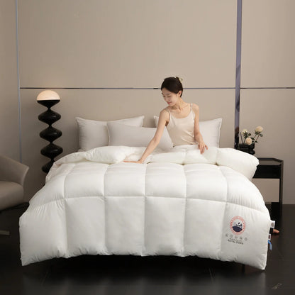 Icelandic Cashmere Protein Is Soft and Sticky with High Resilience Quilted Perfect Comfort ,Blanket Solid Color Bedclothes.