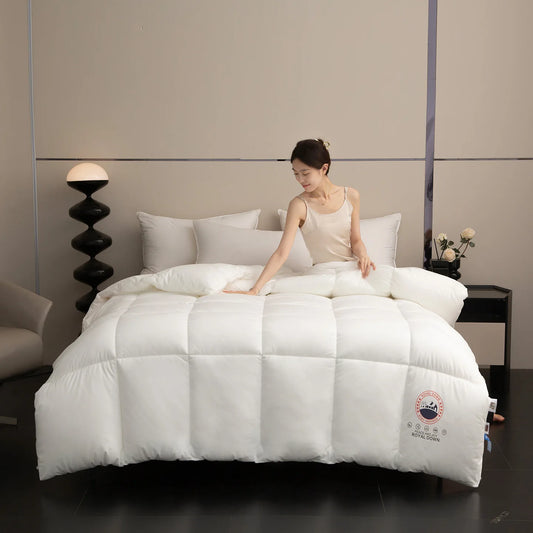 Icelandic Cashmere Protein Is Soft and Sticky with High Resilience Quilted Perfect Comfort ,Blanket Solid Color Bedclothes.