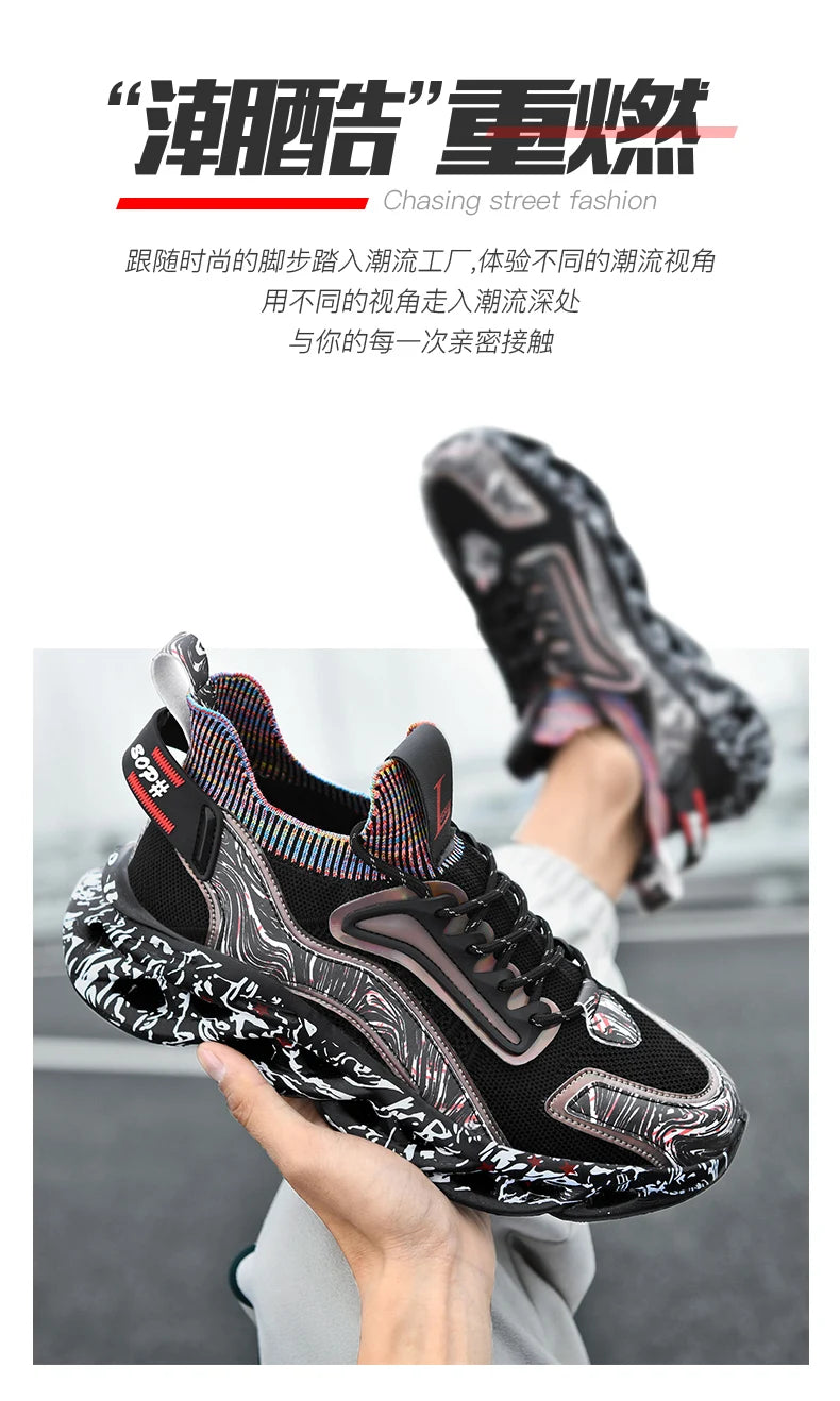 Shoes men Sneakers Male casual Mens Shoes tenis Luxury shoes Trainer Race Breathable Shoes fashion loafers running Shoes for men.