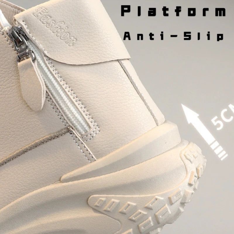 2025 New Women Sneakers Luxury Fashion High Top Women Boots Platform Casual Shoes Outdoor Running Shoes for Women Tenis De Mujer.