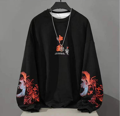 Chinese Style Essentials Hoodies Woman Winter Tops Coquette Star Clothes Autumn Pulovers Hooded Sweatshirt Women Grunge Vintage.