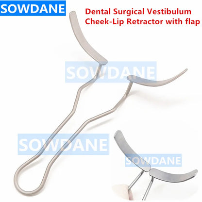 1 piece Dental Implant Lip & Cheek Retractor Orthodontic Surgical Mouth Opener Instrument Autoclavable Stainless Steel