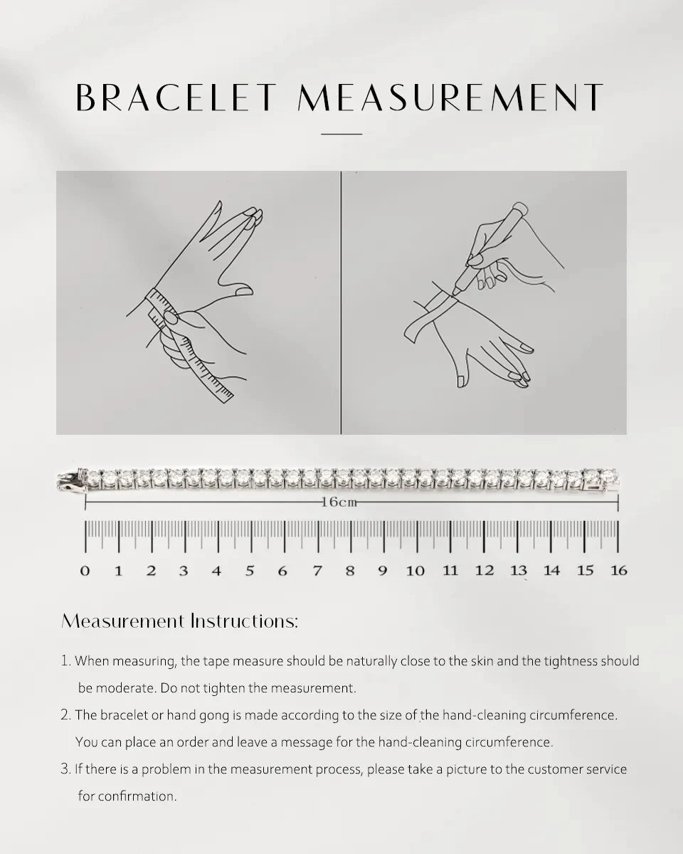 ATTAGEMS DVVS1 Full Moissanite Cuba Chain for Man Women 925 Sterling Silver 18k Gold Plated Hip Hop Tennis Bracelet Fine Jewelry.