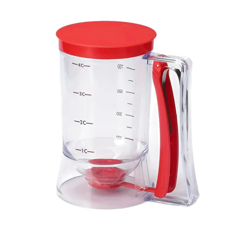 1 Pcs 900ml Batter Dispenser Hand-held Graduated Funnel Pastry Dough Dispensador For Pancake Cupcakes Cake.