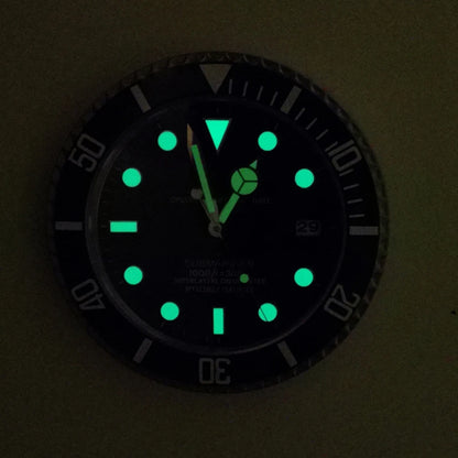 1pc 13 inch Luxus kreative Metall Wanduhr, Wohnzimmer und Arbeits zimmer Dekoration Wanduhr, fluor zierende Uhr Zifferblatt, batterie frei