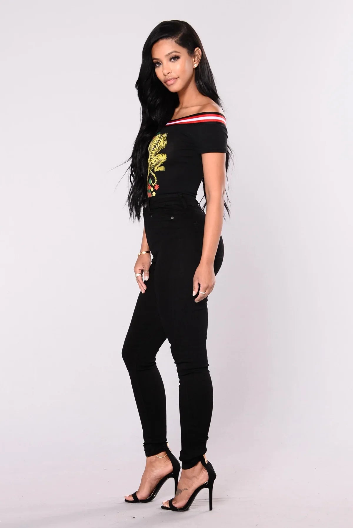 Women High Waist Stretch Hip Lift Denim Skinny Pants Jeans Full Length Sexy Slim Bleachded Solid Color Pants.