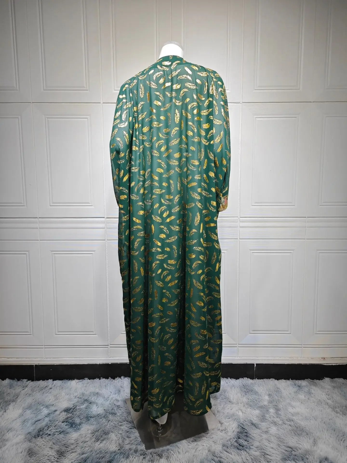 Muslim Abaya 3 Piece Set Women Party Dresses Cardigan Robe Sashes Suit Bronzing Jalabiya Ramadan Morocco Dubai Kaftan Vestidos