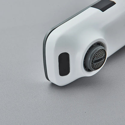 Touchless Sensor Basin Faucet Smart Digital Display Bathroom Sink Faucet Grey Sense Hot Cold Water Mixer Tap Battery Power