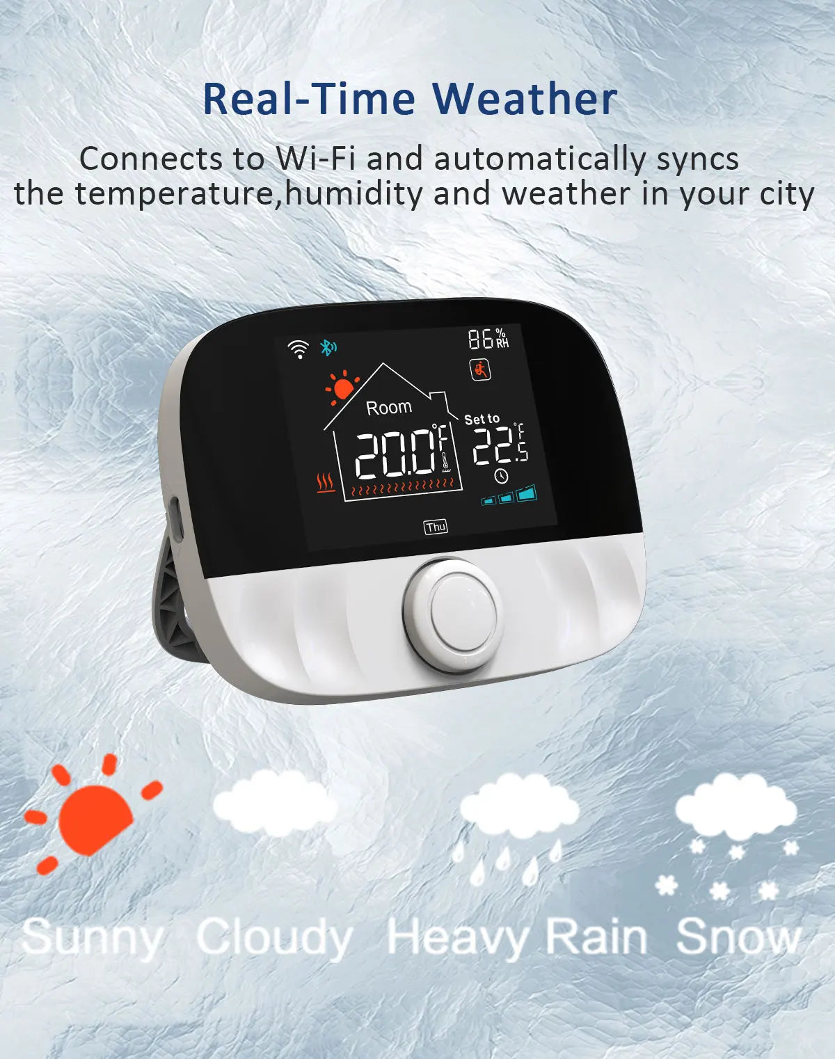 RF Wireless Thermostat Smart WiFi Floor Heating For Gas Boiler Battery Powered Tuya Temperature Controller Receiver Alice Google.