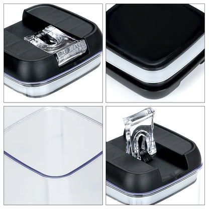 FAIS DU Food Storage Jar With Lid Kitchen Container Kitchen Organizer Stackable Dustproof Moisture Resistant Kitchen Accessories.