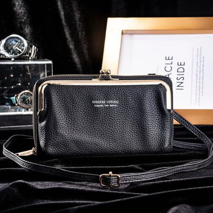 Women's Crossbody Bag Simple and Versatile Coin Purse Large-capacity Long Zipper Mobile Phone Bag Creative Single-shoulder Bag