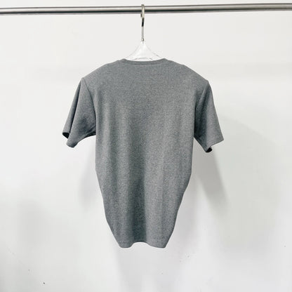 Y2K knotted twist knitted threaded round neck Top women fashionable and versatile navel padded shoulder short-sleeved T-shirt.