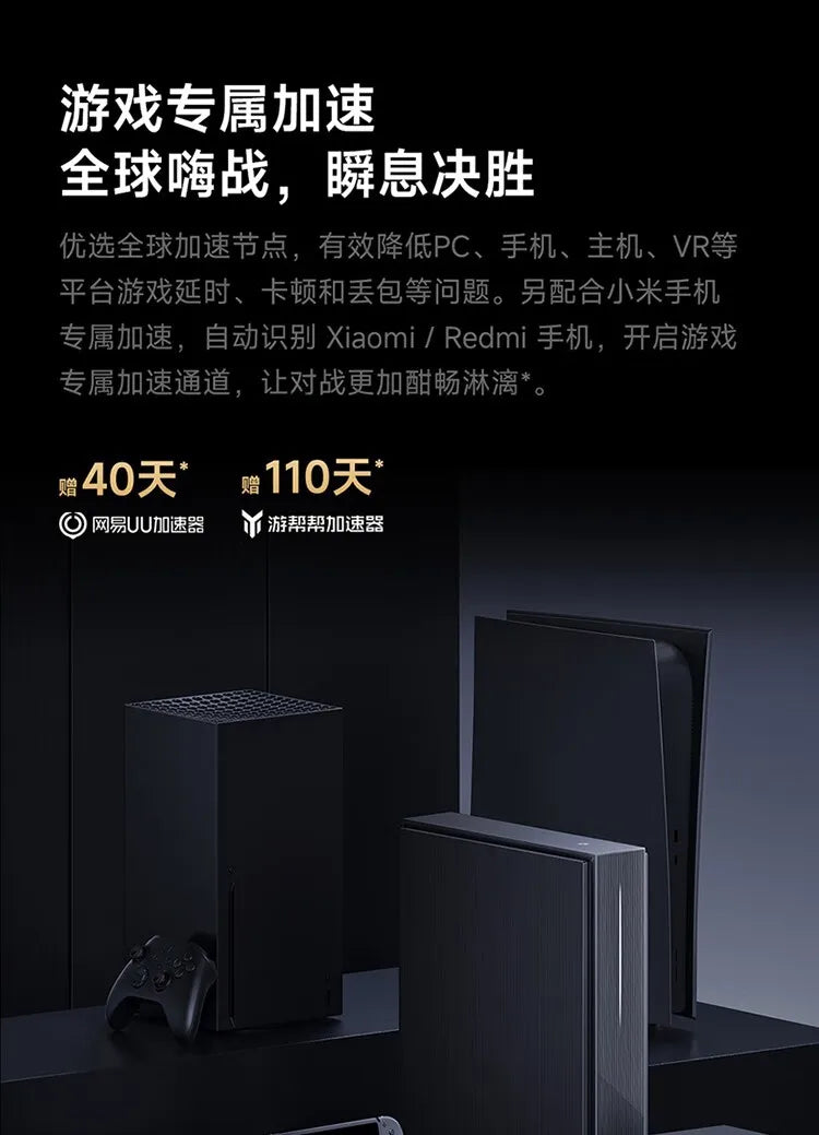 Xiaomi Router BE6500 Pro Wifi 7 Hub Gateway IPTV 2.5G Ethernet Port 1GB Large Memory OFDMA IPV6 WPA3 Repeater Signal Amplifier