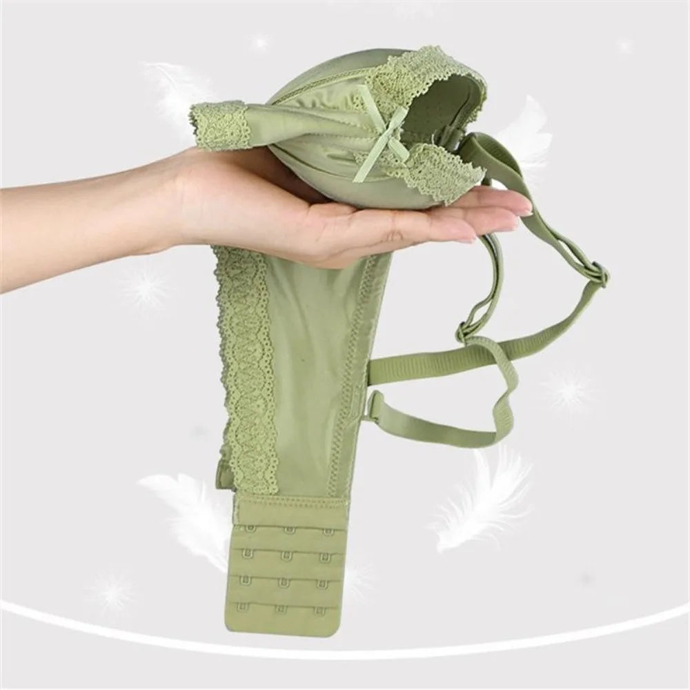 New Soft Soft Underwire Underwear Anti-sagging Simple Steel Rimmed Bra Glamour Anti-droop Bras Women.