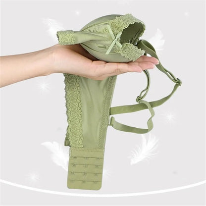 New Soft Soft Underwire Underwear Anti-sagging Simple Steel Rimmed Bra Glamour Anti-droop Bras Women.