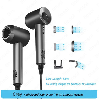 TINSOL High-speed negative ion bladeless constant temperature hair dryer Professional home-use negative ion hair dryer