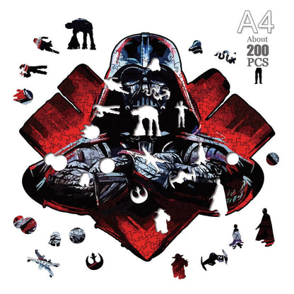 Movie Characters Wooden Puzzle Film Star Wood Jigsaws 2D Magic School Badge Character Jigsaw Toys for Kids