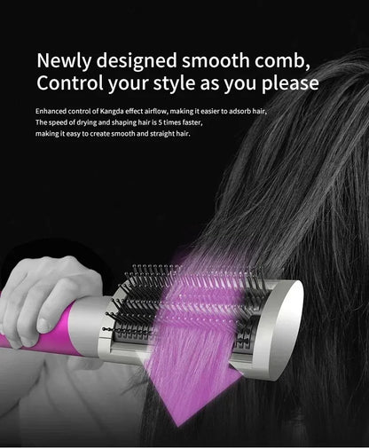 6IN1 Multi Hair Styler, 1300W High Power, Combines Drying, Straightening and Curling Functions, Suitable for Home and Salon Use