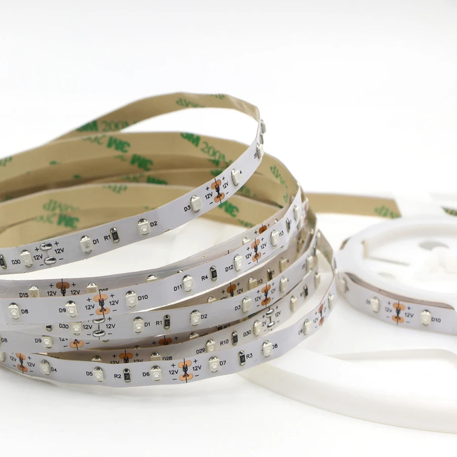 UV LED Strip Light 12/24V 60/120/240LEDS/M Ultraviolet LED Diode Ribbon SMD 2835 Purple Flexible Tape for DJ Fluorescence.