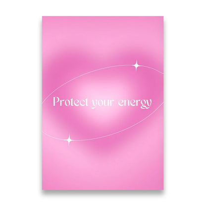 Pink Gradient Aura Spiritual Affirmation Wall Art Canvas Painting Nordic Posters And Prints Wall Pictures For Living Room Decor.