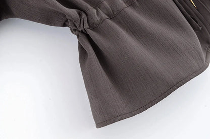 Casual Pants 2 Pieces Sets For Women Short Sleeve Coat High Waist Trousers Women's Suit 2025 Two Pieces Loose Woman Outfits.