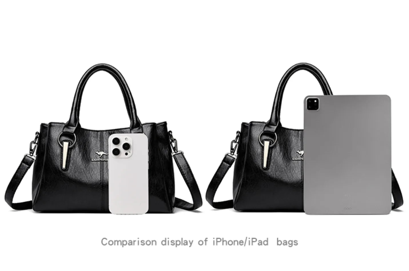 Genuine 3Layers High Quality Soft PU Leather Ladies Shoulder Crossbody Bags for Women  Luxury Handbags  Women  Designer A Main