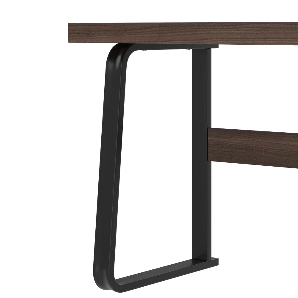 Moderner Schreibtisch mit integriertem MDF-Desktop, geräuschloser Schublade, ideal für Heimbüro und Arbeitszimmer, praktischer Arbeitsplatz