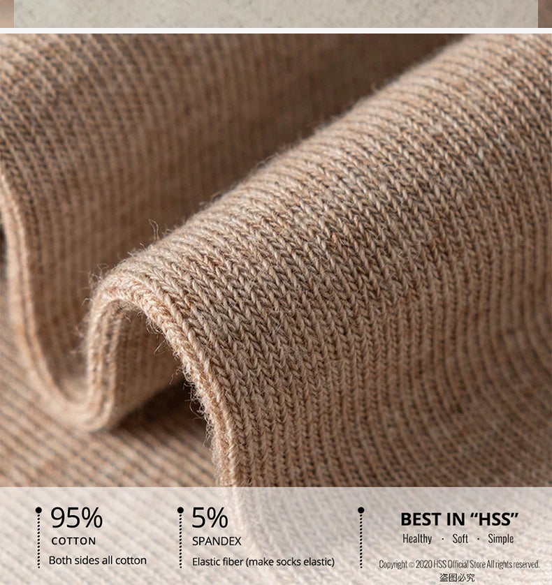 5/10 Pairs 95% Combed Cotton Socks Men Business Dress Long Socks Soft Breathable Spring Summer Colorful Sock For Man 5Pairs/Lot.