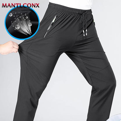 Elastic Waist Jogger Sweatpants Men Casual Classic Sport Men's Pants Quick Dry Straight Trousers Breathable Plus Size 4XL 5XL.