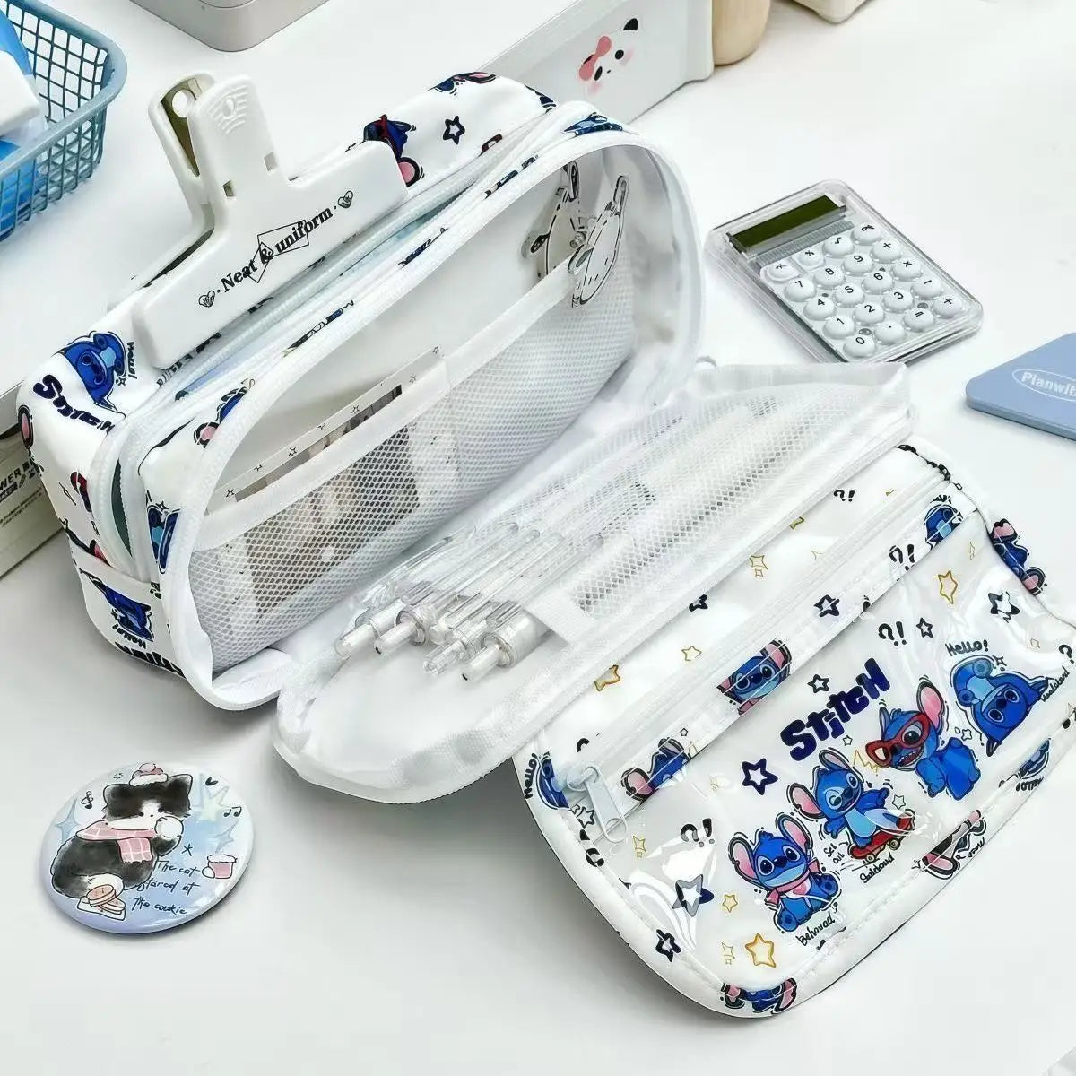 Stich Neue Itabag Cartoon Große Kapazität Bleistift Tasche Multi-schicht Schreibwaren Lagerung Tasche Nette Student Schule Starten Geschenk.