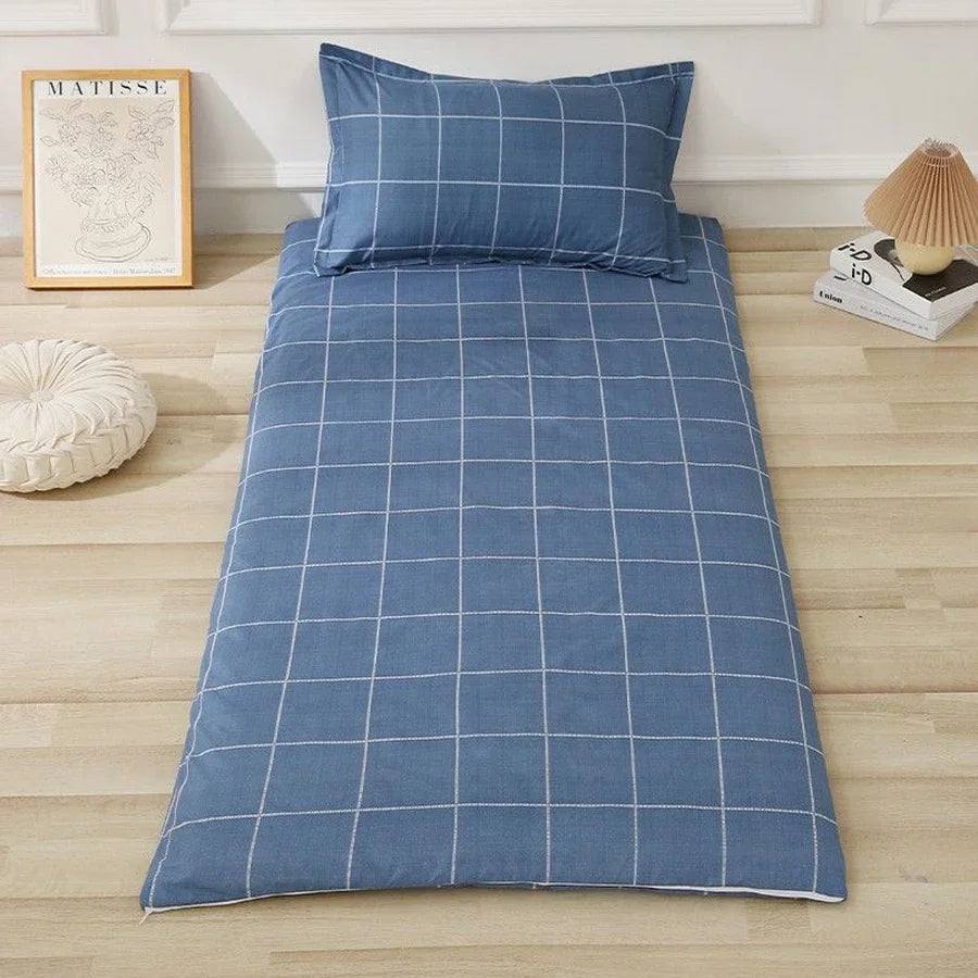 WASART Fully enclosed with zipper mattress protector cover geometric printed baby couple single double bed sheet protection pad.