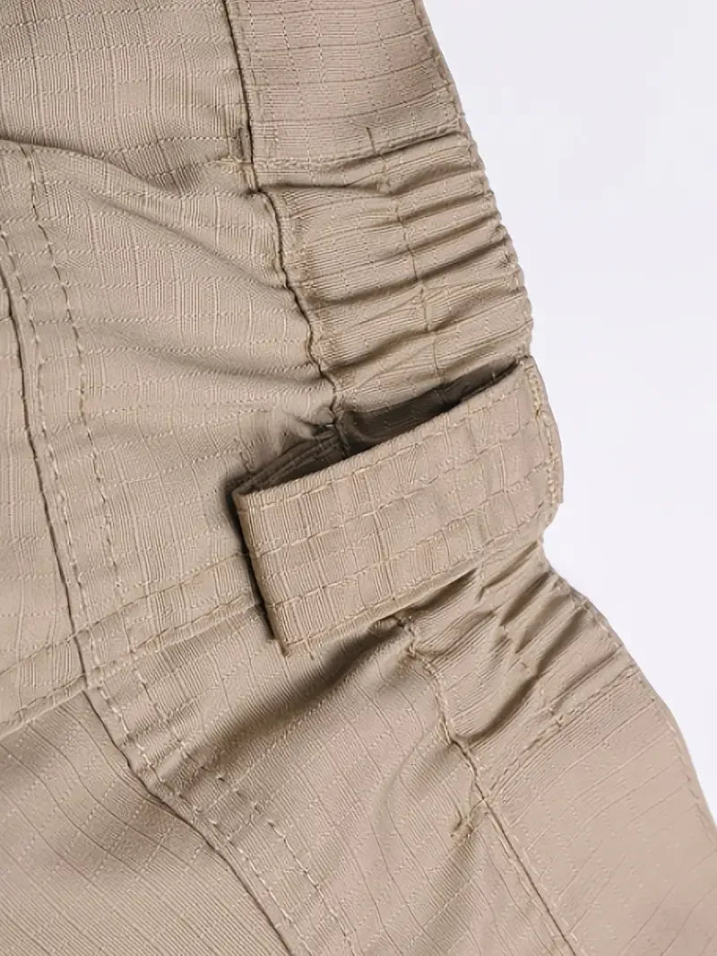 Men's Outdoor Multi Functional Tactical Pants, Multi Pocket Outdoor Hiking Sweatpants, Water-repellent, wear-resistant.