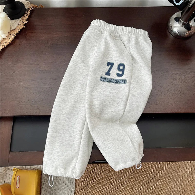 Baby Boy Sets Children's Clothes Suit Autumn Long-Sleeved Sweater Sweatpants 2Pcs New Kids Collar Half-Zip Fashion Outfits.