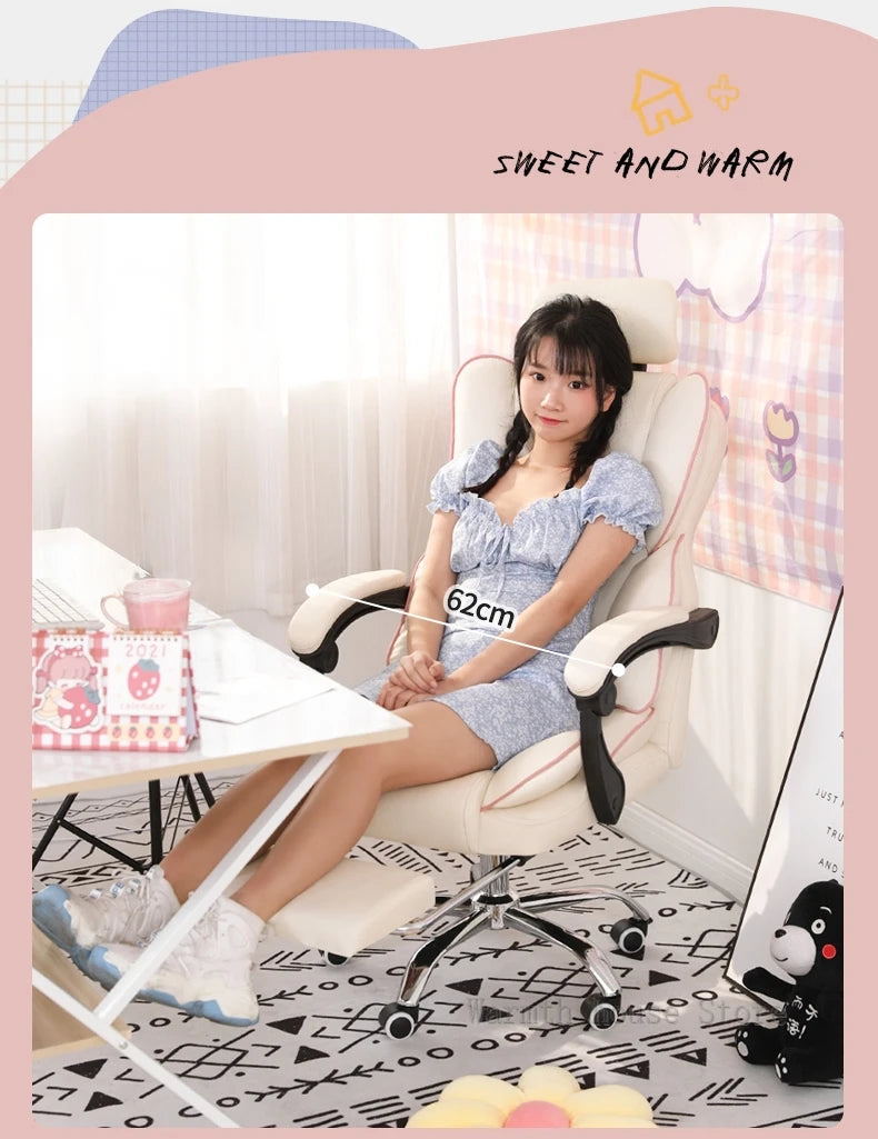 Neuer Gaming-Stuhl mit Fußstütze, zum Anheben des Spiels, hochwertiger ergonomischer Stuhl, Wohnmöbel, Büro-Computerstuhl, Gamer-Stuhl