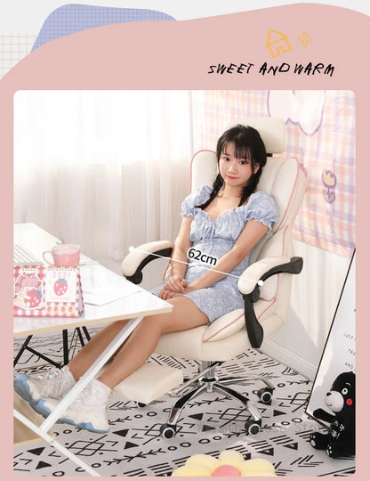 Neuer Gaming-Stuhl mit Fußstütze, zum Anheben des Spiels, hochwertiger ergonomischer Stuhl, Wohnmöbel, Büro-Computerstuhl, Gamer-Stuhl