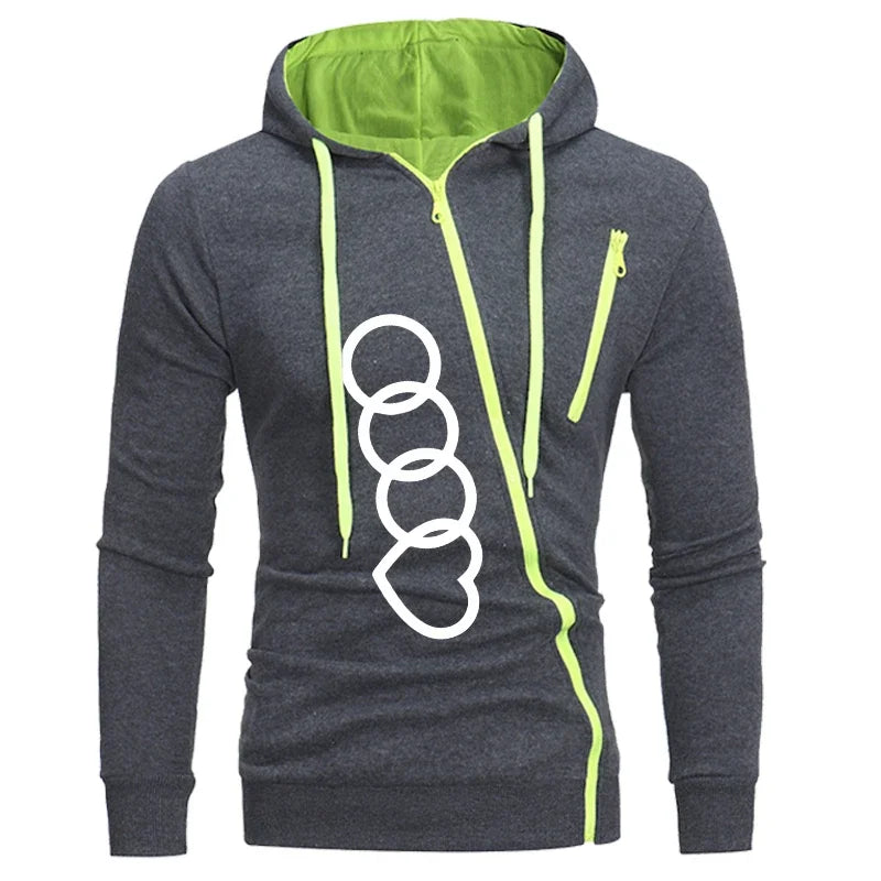 Pant Sets men's Zipper Sweatshirt Suit Hooded Zip-up Man Clothes for Men Winter Tracksuit Sets Sweatsuit Set Men's Hoodies Male