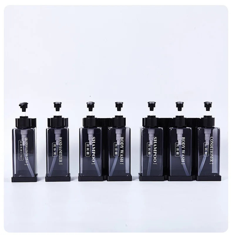 300 ml Hotel-Seifenspender zur Wandmontage, nachfüllbarer Shampoo- und Spülungsspender, für Badezimmerbedarf, Hotelparty