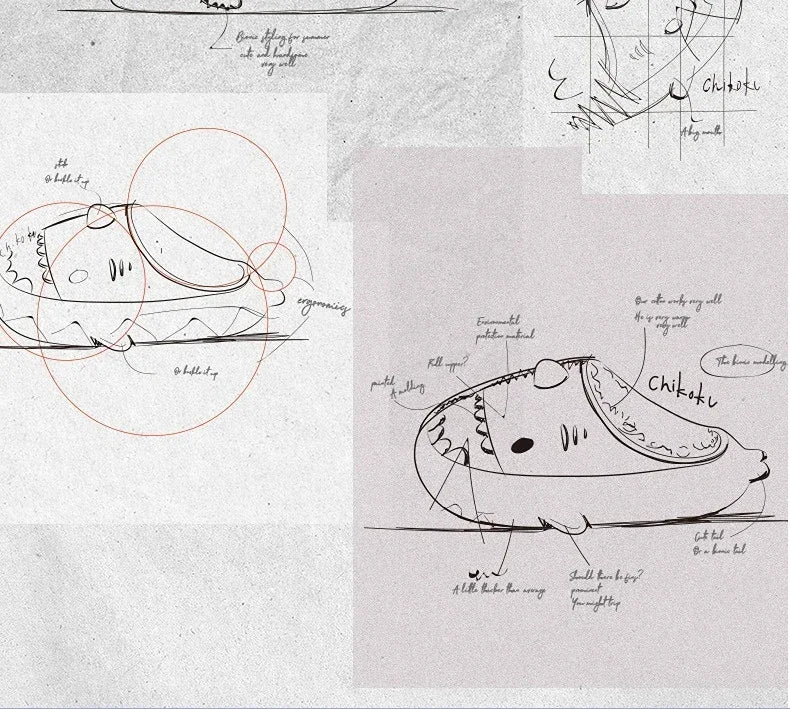 Women Shark Slippers Slides Platform Winter Warm Fluffy Sandal Home Cloud Clapper Soft Room Shoes Children Plush indoor Boy Girl.