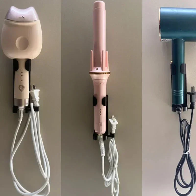 Haar Curler Glätteisen Halter Curling Halterung Wand Montiert Haar Trockner Organizer Für Badezimmer Home Zubehör Hohe Qualität