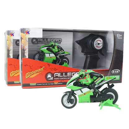 RC1:32 high-speed motor simulation shock absorber Race motorcycle charging 2.4Ghz Parent-child interactive boy's holiday toy