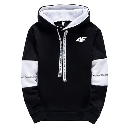 Hot Sale Men's Tracksuit Hooded Long Sleeves Casual Sports Single Piece Sweatshirts And Daily Sweatpants Comfort Outdoor Jogging.