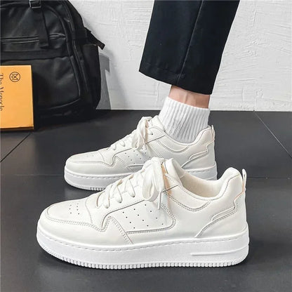 New Men's Sneakers Platform Casual Shoes Lace-up Mens Vulcanized Shoes Breathable Outdoor Running Shoes Fashion Tenis Masculino.