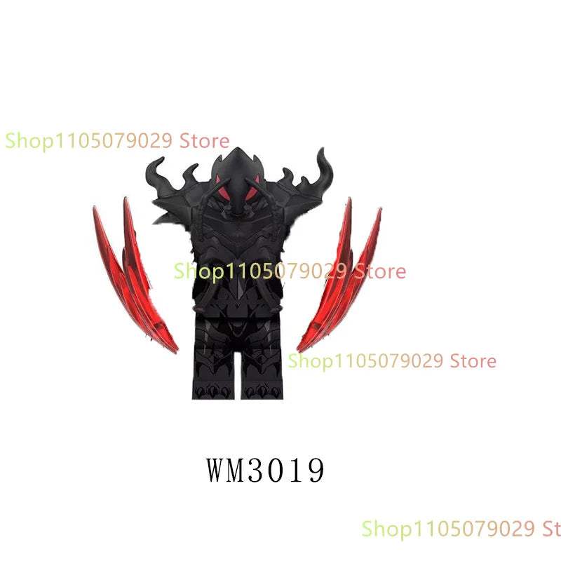 WM6220 WM6221 Anime Cartoon TV Toy Sung Jin Woo Solo Leveling Man S Hunter Level Up Building Blocks for Kids Collect Toys Gift