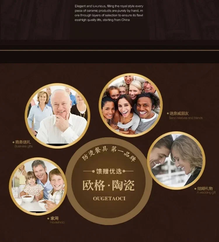 European ceramic western dinner plate, jungle set, steak plate, Coffee cup, afternoon , personalized gift set.