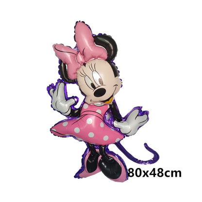 Mickey Minnie Folienballon Mickey Mouse Luftballons Minnie Geburtstag Party Dekor Kinderspielzeug Babyparty Ball Kinder Cartoon Geschenk