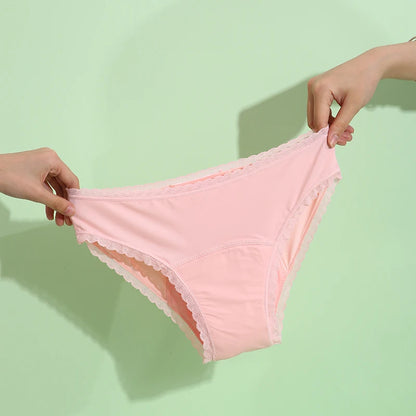 Women Sexy Lace Leak Proof Menstrual Period Panties Physiological Antibacterial Briefs Pants Leakproof Female Period Underwear