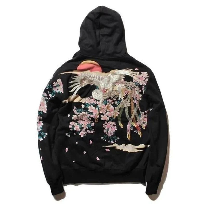 American Y2K New Fashion Trend Fleece Padded Zipper Hoodie Women Street Hip Hop Joker Loose Sweatshirt Couple Casual Punk Hoodie.