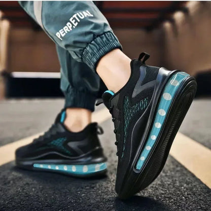 Men's Casual Air Cushion Running Shoes Spring and Autumn New Lightweight Mesh Casual Shoes Anti-Slip Shock Absorbing Sports Shoe.