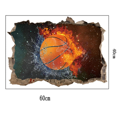 Creative Football PVC Wall Sticker Soccer Personalized Name Wall Decals For Kids Boys Room Mural Bedroom Decor Poster Art