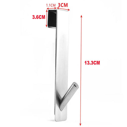 Edelstahl über Glastür Duschtür Rückseite Dusche Handtuchhalter S-Form Badezimmer Bademantel Aufhänger Halter Haken